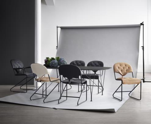 Table à manger Inter noire noire